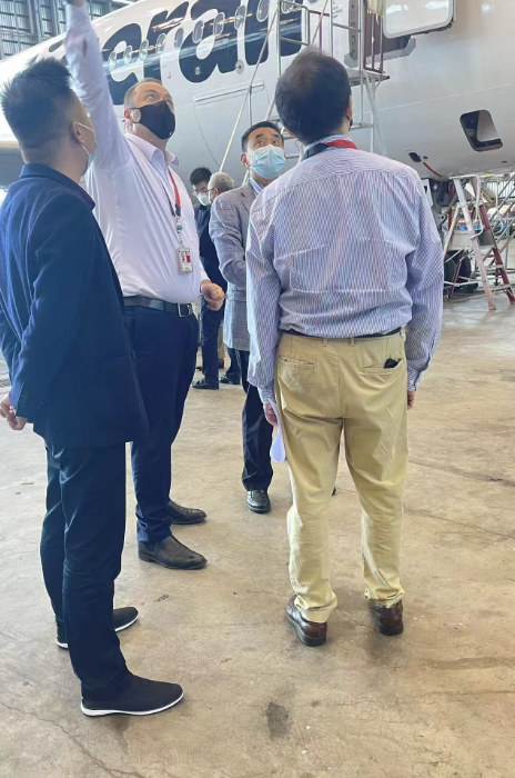 美耐达总裁一行调研再次合作香港国际机场项目